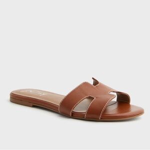 Cognac Leather Alibi Sandals